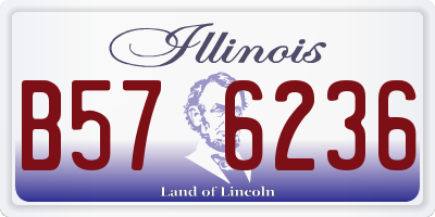 IL license plate B576236