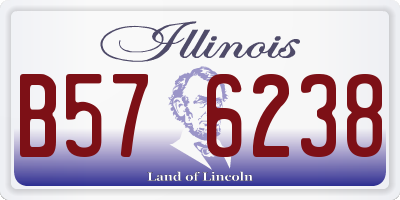 IL license plate B576238