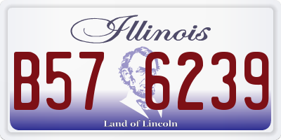 IL license plate B576239