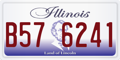 IL license plate B576241