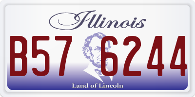 IL license plate B576244