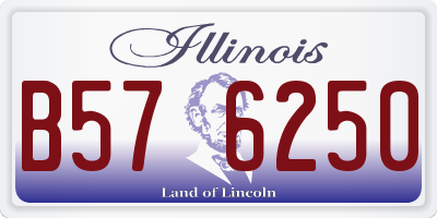 IL license plate B576250