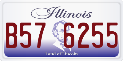 IL license plate B576255