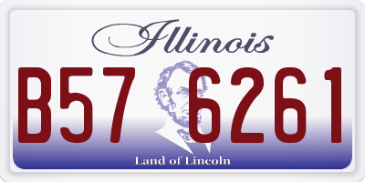 IL license plate B576261