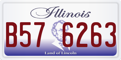 IL license plate B576263