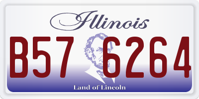 IL license plate B576264