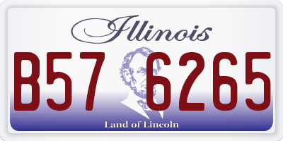 IL license plate B576265