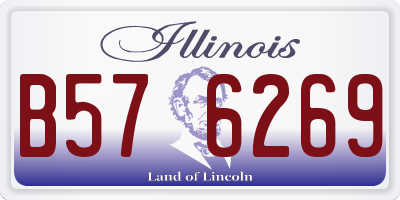 IL license plate B576269