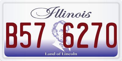 IL license plate B576270