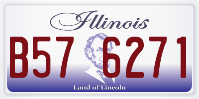 IL license plate B576271