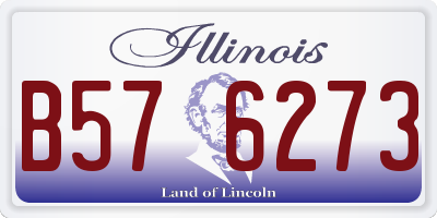 IL license plate B576273