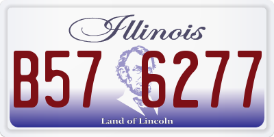 IL license plate B576277