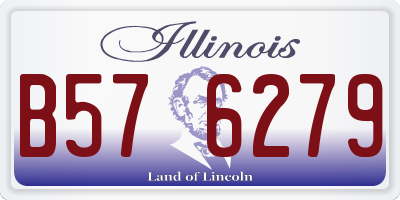 IL license plate B576279