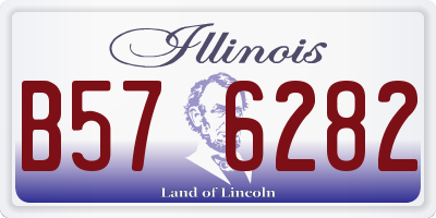 IL license plate B576282