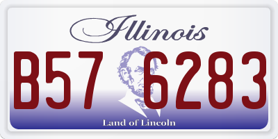 IL license plate B576283