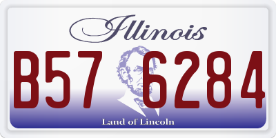 IL license plate B576284