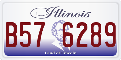 IL license plate B576289