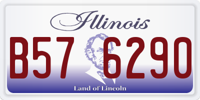 IL license plate B576290