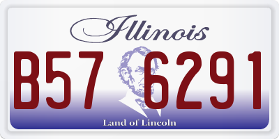 IL license plate B576291