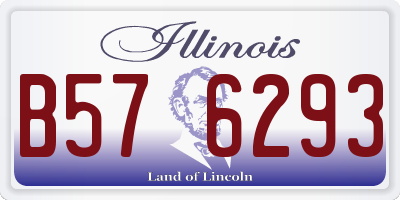 IL license plate B576293