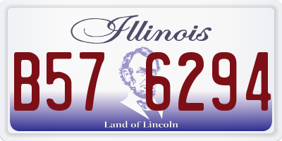 IL license plate B576294