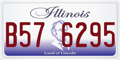 IL license plate B576295