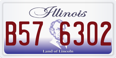 IL license plate B576302