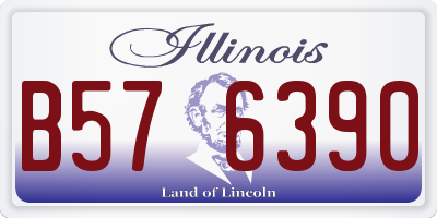 IL license plate B576390