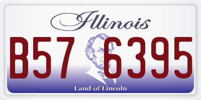 IL license plate B576395
