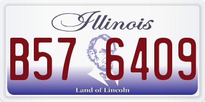 IL license plate B576409