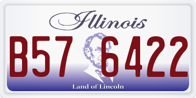 IL license plate B576422