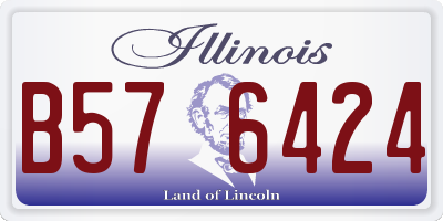 IL license plate B576424