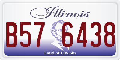 IL license plate B576438