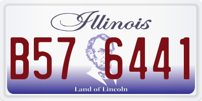 IL license plate B576441