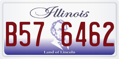 IL license plate B576462