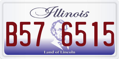 IL license plate B576515