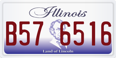 IL license plate B576516