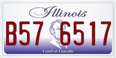 IL license plate B576517