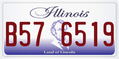 IL license plate B576519