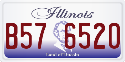 IL license plate B576520