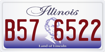 IL license plate B576522
