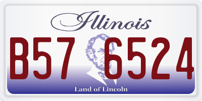 IL license plate B576524