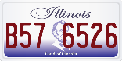 IL license plate B576526