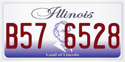 IL license plate B576528