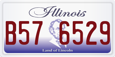 IL license plate B576529