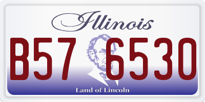 IL license plate B576530