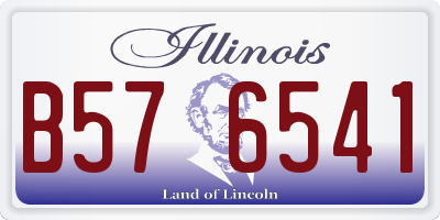 IL license plate B576541