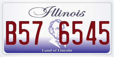 IL license plate B576545