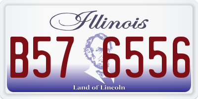 IL license plate B576556