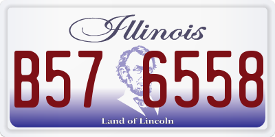IL license plate B576558